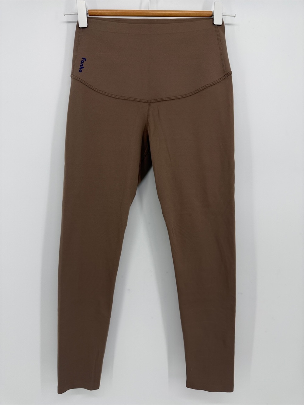 Fanka Size 2 XS Brown‎ High Rise Sculpt Leggings Women’s 23” Waist Activewear